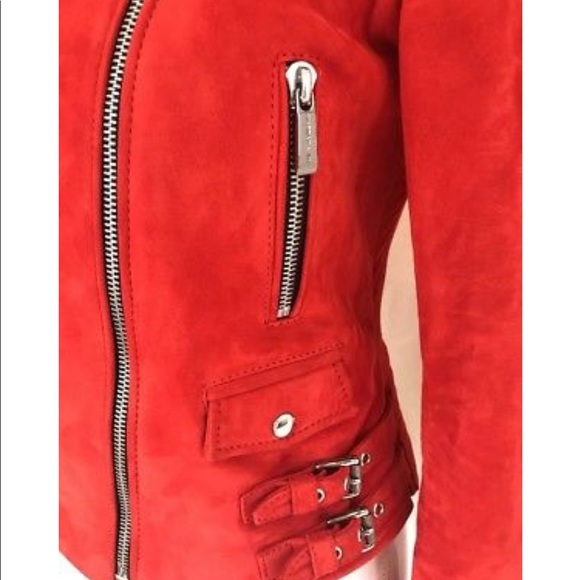 Barbara Bui Moto biker suede jacket - Picture 2 of 7